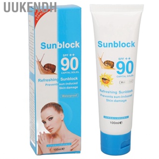 Uukendh Body Sunscreen  SPF90 PA++ Soothe 100ml Safe Lotion  for Vacation Shopping