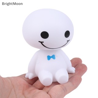 Brightmoon ตุ๊กตาฟิกเกอร์เรซิ่น รูปการ์ตูนหุ่นยนต์ สําหรับตกแต่งภายในรถยนต์