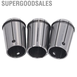 Supergoodsales 3Pcs Collet Chuck Spring Steel OZ25 1/2 1/4 1/8 with Wrench for Milling Machine