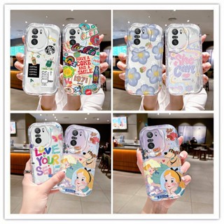 เคส poco f3 เคสโทรศัพท์มือถือแบบใส ลายครีม สําหรับ poco f3  เคส