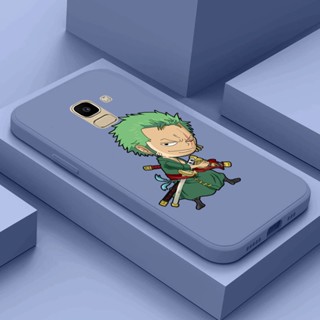 เคสโทรศัพท์มือถือ ซิลิโคนนิ่ม ลายวันพีช Roronoa Zoro สําหรับ Samsung Galaxy J2 CORE J2 J4 J6 J8 2018 PLUS+