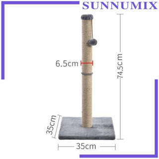 [Sunnimix] เสาฝนเล็บแมว พร้อมลูกบอลห้อย ทนทาน สําหรับแมวในร่ม