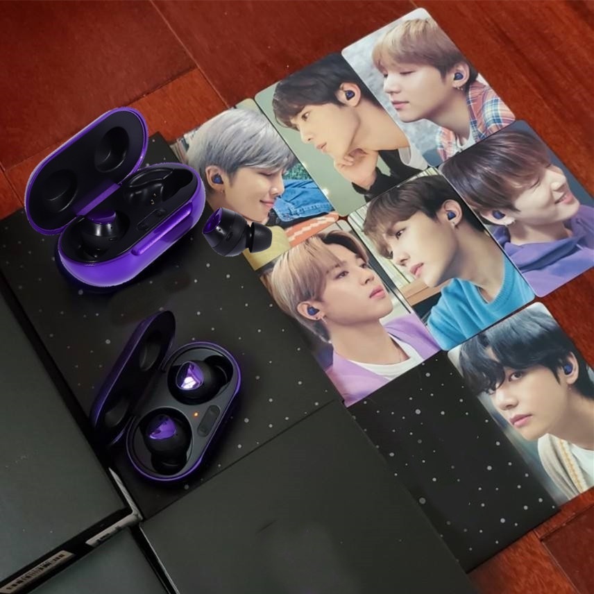 R175 BTS Edition TWS หูฟังไร้สายหูฟังชนิดใส่ในหูบลูทูธหูฟังกันน้ํา Galaxy Buds PLUS ชุดหูฟังสเตอริโอ