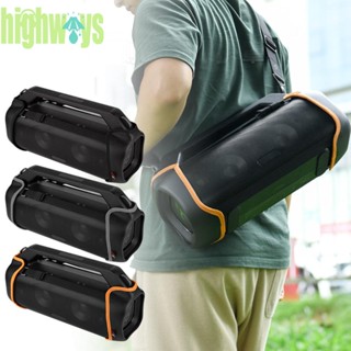 ฝาครอบป้องกันลําโพง หนัง PU EVA กันกระแทก สําหรับ Anker Soundcore Motion Boom Plus [highways.th]