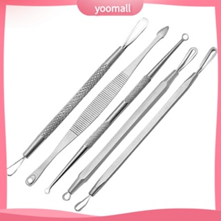 {YO} ชุดเครื่องมือกําจัดสิวเสี้ยน สิวเสี้ยน สิวหัวดํา ฝ้า 5/7 ชิ้น