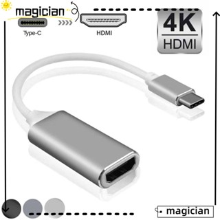 MAG สายเคเบิลอะแดปเตอร์ Type C เป็น HDMI 4K*2K USB C เป็น HDMI แกนทองแดงบริสุทธิ์ Type C เป็นตัวเมีย สําหรับ Samsung