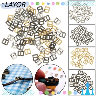 Layor ของเล่นหัวเข็มขัด ขนาดเล็ก 3 มม. ปรับได้ 4 สี 20 40 ชิ้น