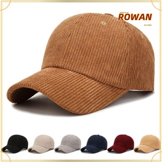 Rowans หมวกเบสบอล ผ้าลูกฟูก สไตล์ฮิปฮอป กลางแจ้ง