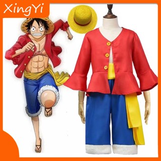 ชุดคอสเพลย์ One Piece Monkey D Luffy สําหรับปาร์ตี้ฮาโลวีน