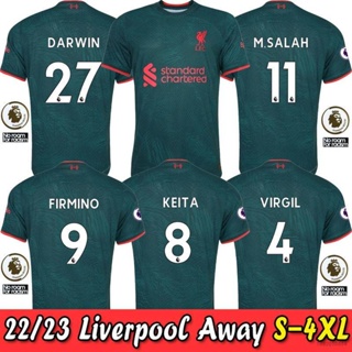 เสื้อกีฬาแขนสั้น ลายทีมชาติฟุตบอล Darwin Keita Firmino Salah Virgil Player Version QH7 HQ7 22 23 LFC