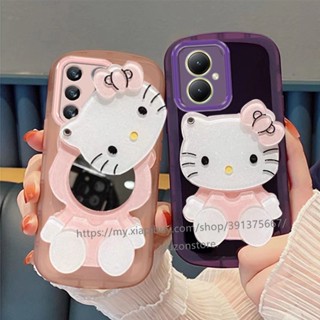 พร้อมส่ง เคสโทรศัพท์มือถือแบบนิ่ม กันรอยเลนส์กล้อง ลายการ์ตูน KT น่ารัก แฟชั่น สําหรับ VIVO Y78 5G เคส Phone Case