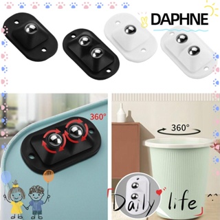 Daphne ล้อเลื่อน ไม่มีรอยขีดข่วน เคลื่อนย้ายง่าย สําหรับถังขยะ 8 ชิ้น ต่อชุด