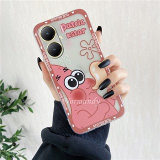 ขายดี เคสโทรศัพท์มือถือ ซิลิคอน TPU นิ่ม แบบใส ลายการ์ตูนสพันจ์บ็อบ แพทริก สตาร์ สร้างสรรค์ สําหรับ VIVO Y27 Y78 Y36 Y02T Y02A 4G 5G 2023