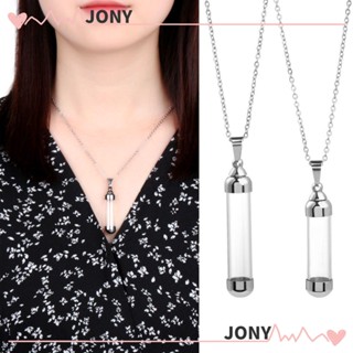 Jy1 สร้อยคอโซ่เหล็ก พร้อมจี้แก้ว สําหรับของขวัญ