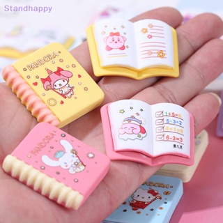 Standhappy หนังสือเรซิ่น ขนาดเล็ก สําหรับตกแต่งบ้านตุ๊กตา