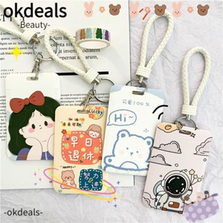 OKDEALS ที่ใส่นามบัตร ป้ายธนาคาร ID น่ารัก สําหรับผู้หญิง ผู้ชาย