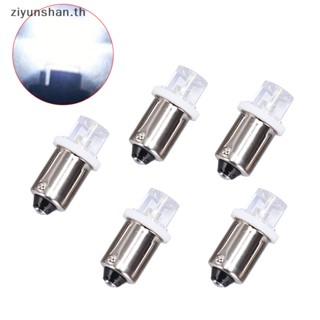 Ziyunshan หลอดไฟ LED BA9S สําหรับติดป้ายทะเบียนรถยนต์ 5 ชิ้น