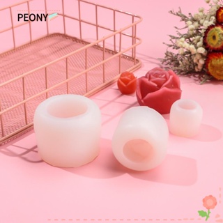 Peonypavilion ถาดแม่พิมพ์ซิลิโคน รูปดอกกุหลาบ 3D แฮนด์เมด DIY สําหรับทําน้ําแข็ง