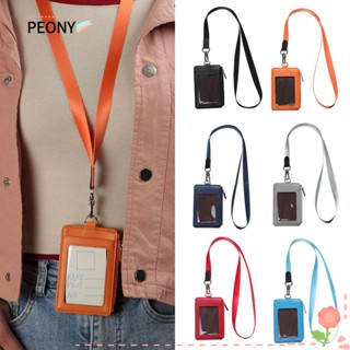 Peonypavilion กระเป๋าใส่เหรียญ บัตร มีซิป แบบพกพา