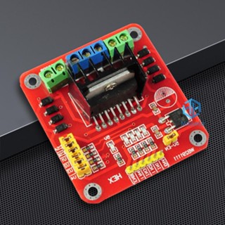 สเต็ปมอเตอร์ 5V อินเตอร์เฟซ L298N DC มอเตอร์ไดรฟ์โมดูล DC 3-30V ย้อนกลับ PWM ความเร็วคู่ H บริดจ์ PWM ไดรฟ์โมดูล