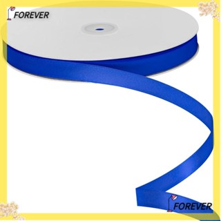 FOREVER ริบบิ้นผ้าซาติน สองด้าน 100 หลา สีฟ้า 3/8 นิ้ว สําหรับห่อของขวัญ งานแต่งงาน diy