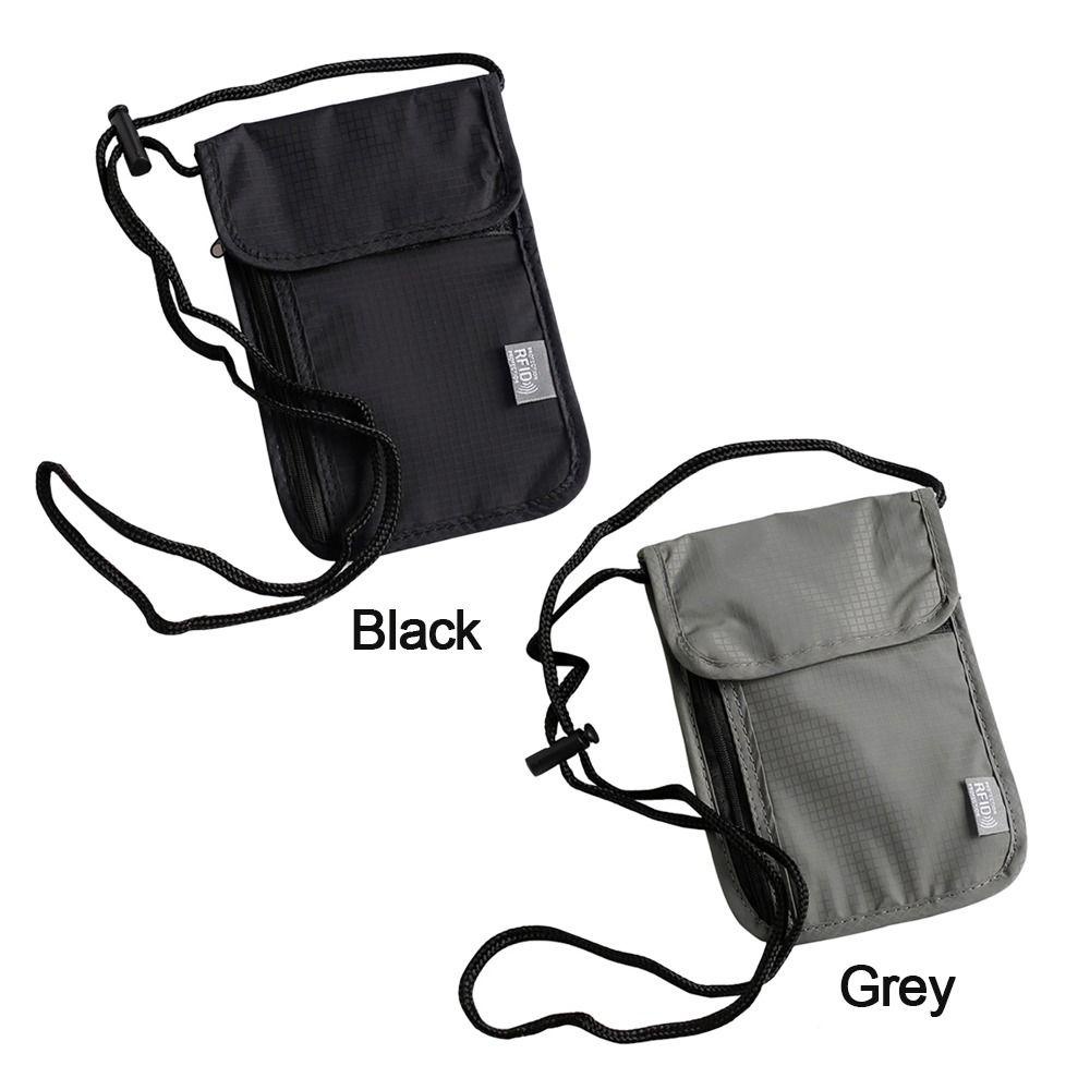 Bag12 กระเป๋า ID หนังสือเดินทาง RFID, กระเป๋าเอกสารกันน้ําไนลอน, กระเป๋าใส่บัตรเครดิต ID อเนกประสงค์ผู้ชาย