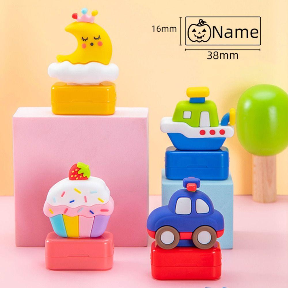 Uniis แสตมป์ตราประทับชื่อเด็ก กันน้ํา ตราประทับชื่อเด็ก ไม่ซีดจาง ปรับแต่งชื่อเสื้อผ้าเด็ก DIY