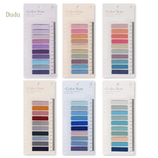 Dudu กระดาษโน้ตมีกาว 60 สี ใช้ซ้ําได้ 1200 ชิ้น