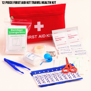 Small Portable Bag First Aid Kit Emergency Organizer Pouch Car Survival