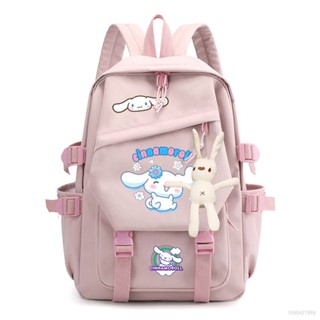 Yela Sanrio Cinnamoroll กระเป๋าเป้สะพายหลัง ความจุขนาดใหญ่ อเนกประสงค์ สําหรับผู้หญิง และผู้ชาย