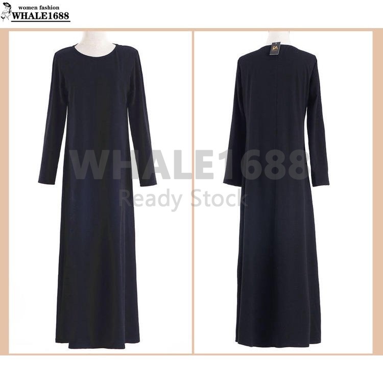 INNER JUBAH ABAYA/LONG INNER/KAFTAN/MUSLIMAH LONG INNER DRESS SUPER SOFT AND - รูปที่ 7