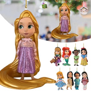 New Christmas Tree Decoration Acrylic Cute Princess Home Car Backpack Pendant