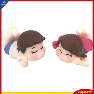 {xiapimart} ตุ๊กตาคนรัก บอนไซน่ารัก ขนาดเล็ก 2 ชิ้น สําหรับตกแต่งบ้านตุ๊กตา