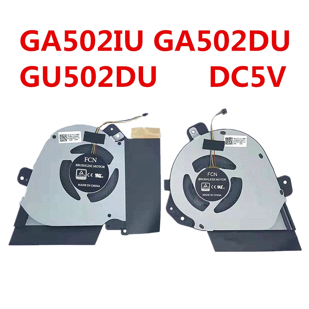 ใหม่ cpu gpu พัดลมระบายความร้อนหม้อน้ําสําหรับ ASUS ROG Zephyrus G15 GA502IU GU502DU GA502D GU505DU 