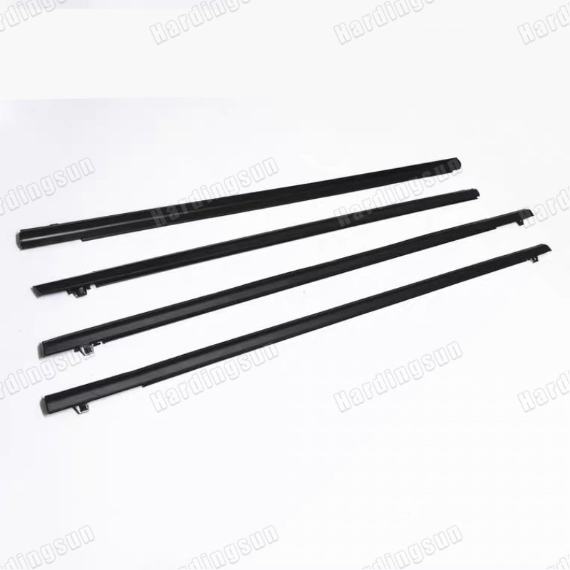 (a ชุด) สําหรับ Honda City 2009 2010 2011 2012 2013 2014 รถนอกหน้าต่าง Moulding Weatherstrip ซีลเข็มขัด Weather Strip พลาสติก Trim