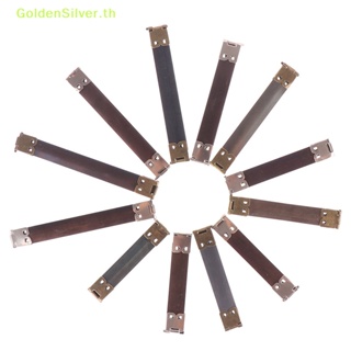 Goldensilver ตัวล็อกกรอบด้านในกระเป๋า แบบโลหะ สีเงิน สําหรับกระเป๋าถือ 10 ชิ้น DIY TH