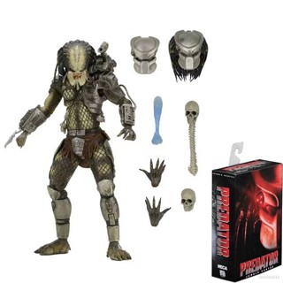 23 NECA Predator 5 ฟิกเกอร์ Jungle Hunter ข้อต่อขยับได้ โมเดลตุ๊กตา ของเล่นสําหรับเด็ก ตกแต่งบ้าน ของขวัญ ของสะสม