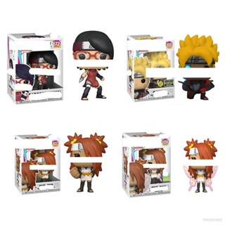 ของเล่นฟิกเกอร์ FUNKO POP Boruto NARUTO NEXT GENERATIONS Uchiha Sarada Akimichi Chiochio Boruto 23 สําหรับเด็ก