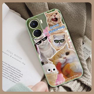 Lens bump protection Skin-friendly feel Phone Case For VIVO Y16 4G/Y35 5G/Y53T/IQOO7i cute Back Cover protective case