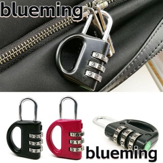 Blueming2 กุญแจล็อคตู้ หอพัก รูปถ้วยชา โลหะผสมสังกะสี แบบใส่รหัสผ่าน 3 หลัก แบบพกพา กันขโมย