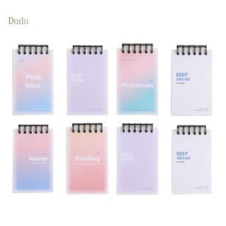 Dudu Ins สมุดโน้ตบุ๊ก 6 ห่วง แบบพกพา สําหรับนักเรียนหญิง
