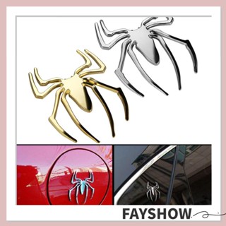 Fay สติกเกอร์โลหะโครเมี่ยม สีเงิน / ทอง สําหรับติดตกแต่งรถยนต์