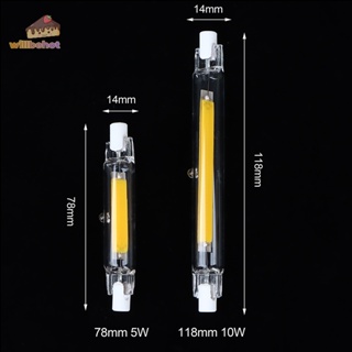 [WillbehotT] หลอดไฟ LED R7s COB 78 มม. 118 มม. J78 J118 AC110V 220V แบบเปลี่ยน [ใหม่]