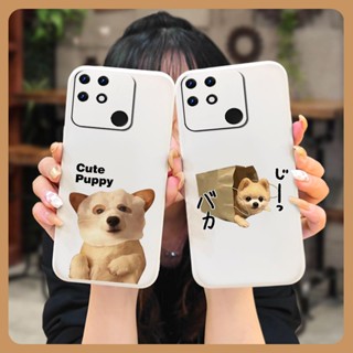 phone case Cartoon Phone Case For OPPO Realme Narzo 50A Solid color Lens bump protection cute soft shell Anti-fall