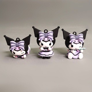 [BTF] ตุ๊กตาเหล็ก รูปโบว์ Kuromi ขนาดเล็ก สําหรับตกแต่งเค้ก HHZO