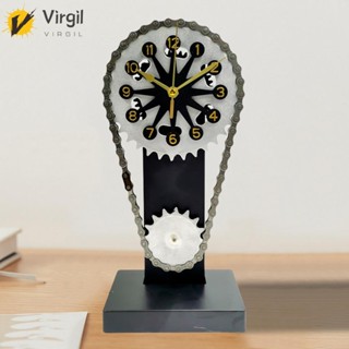 [Virgil.th] นาฬิกาโซ่ 3D สไตล์วินเทจ หรูหรา สําหรับตกแต่งร้านอาหาร บาร์