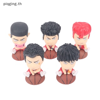 ฟิกเกอร์การ์ตูนอนิเมะ Piqging Slam Dunk Q Version Big Head Five Tigers สําหรับตกแต่งรถยนต์