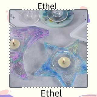 Ethel1 แม่พิมพ์เชิงเทียน ซิลิโคน แฮนด์เมด สําหรับตกแต่งโต๊ะ