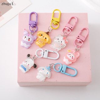 [zhuju1] Sanrio พวงกุญแจ จี้รูปเฮลโลคิตตี้ สําหรับกล่องหูฟัง Airpods