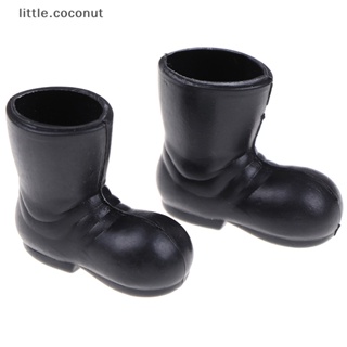 [little.coconut] รองเท้าบูติค ลายซานตาคลอส ขนาดเล็ก สําหรับตกแต่งบ้านตุ๊กตา 1:12 1 คู่